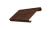 Ламель лицевая 125 забора жалюзи Texas 0,45 Print Premium с пленкой Cherry Wood Dark FTC Центр Кровли