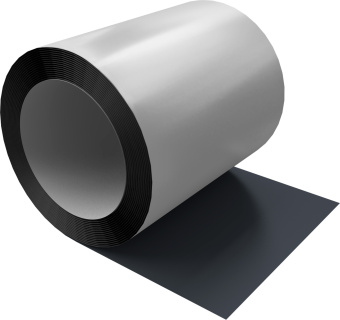 фото Отмотка Inside Grand Line с внутренним диаметром намотки 500мм 0,5 PurPro Matt 275 с пленкой RAL 7024 мокрый асфальт Центр Кровли картинка Отмотка Inside Grand Line с внутренним диаметром намотки 500мм 0,5 PurPro Matt 275 с пленкой RAL 7024 мокрый асфальт Центр Кровли