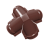 Четверник конька полукруглого 0,5 Satin с пленкой RAL 3009 оксидно-красный Центр Кровли