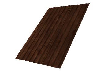 фото Профнастил С8B v02 0,45 Print Elite Cherry Wood TwinColor Центр Кровли картинка Профнастил С8B v02 0,45 Print Elite Cherry Wood TwinColor Центр Кровли