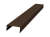 Крышка 30х20 жалюзи Texas 0,5 Satin RAL 8017 шоколад (2,5м) Центр Кровли