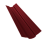 Планка ендовы верхней фигурной 70x70 0,45 PE lite с пленкой RAL 3005 красное вино (3м) Центр Кровли