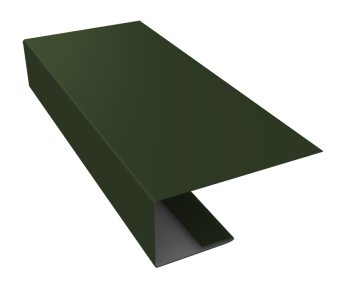 картинка J-Профиль 18мм 0,5 Satin Matt TX RAL 6020 хромовая зелень (3м) Центр Кровли