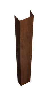 картинка Крепежная планка нижняя Texas 0,45 Print Premium Golden Wood Fresh TwinColor (2,5м) Центр Кровли