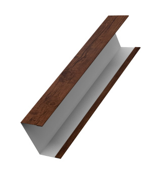 картинка Крышка жалюзи Milan,Tokyo 0,45 Print Premium Cherry Wood Dark FTC (2,5м) Центр Кровли