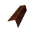 Угол внешний 70х70 0,45 Print Elite Cherry Wood TwinColor (3м) Центр Кровли