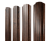 Штакетник Прямоугольный фигурный 0,45 Print Elite Cherry Wood TwinColor Центр Кровли