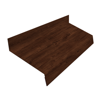 фото Отлив простой 50 0,45 Print Elite Cherry Wood TwinColor (3м) Центр Кровли картинка Отлив простой 50 0,45 Print Elite Cherry Wood TwinColor (3м) Центр Кровли