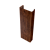 Полустолб для С21 0,45 Print Premium с пленкой Cherry Wood Fresh TwinColor (L2,0) Центр Кровли