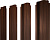 картинка Штакетник П-образный B фигурный Grand Line 0,45 Print Elite Choco Wood TwinColor Центр Кровли Штакетник П-образный B фигурный Grand Line 0,45 Print Elite Choco Wood TwinColor Центр Кровли