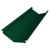 Планка ендовы нижней для композитной черепицы 140х140 0,5 Satin Matt RAL 6005 зеленый мох (2м) Центр Кровли