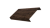 Ламель обратная 150 забора жалюзи Texas 0,45 Print-Double Elite с пленкой Antique Wood Центр Кровли
