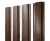 Штакетник Прямоугольный с прямым резом 0,4 Print Premium Antique Wood TwinColor Центр Кровли