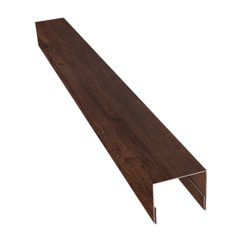 картинка Планка П-образная заборная 24 0,45 Print Premium Cherry Wood Fresh TwinColor (2м) Центр Кровли