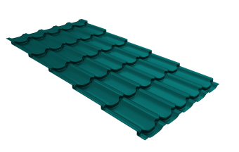 картинка Профиль волновой "Квинта плюс" ("Kvinta plus") 0,45 PE RAL 5021 водная синь Центр Кровли