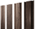 Штакетник М-образный В с прямым резом 0,45 Print Premium Almond Wood Fresh Центр Кровли