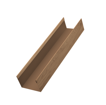 картинка Стойка жалюзи Milan,Tokyo 0,45 Print Elite Honey Wood TwinColor (3м) Центр Кровли