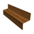 Отлив межэтажный 35 0,45 Print-Double Elite Golden Wood (2м) Центр Кровли