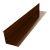 Угол внутренний 30х30 0,45 Print Elite Choco Wood TwinColor (3м) Центр Кровли