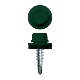 фото Саморез по металлу 4,8х19 (400шт) сверло №2 RAL 6005 Центр Кровли картинка Саморез по металлу 4,8х19 (400шт) сверло №2 RAL 6005 Центр Кровли