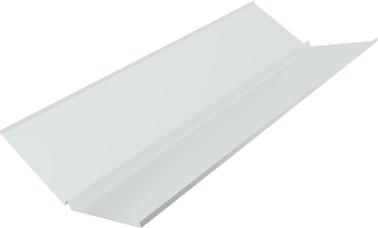 фото Планка ендовы нижней с компенсатором Grand Line 0,45 PE-Double с пленкой RAL 9003 сигнальный белый (3м) Центр Кровли картинка Планка ендовы нижней с компенсатором Grand Line 0,45 PE-Double с пленкой RAL 9003 сигнальный белый (3м) Центр Кровли