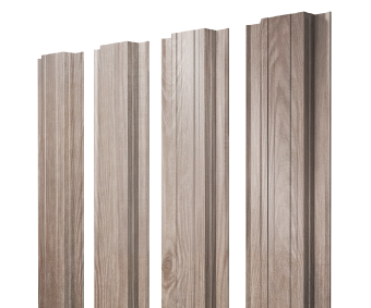 фото Штакетник Прямоугольный с прямым резом 0,45 Print Elite White Wood TwinColor Центр Кровли картинка Штакетник Прямоугольный с прямым резом 0,45 Print Elite White Wood TwinColor Центр Кровли