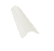 Планка конька фигурного 70x70 0,45 Drap TX RAL 9003 сигнальный белый (3м) Центр Кровли