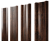Штакетник М-образный В с прямым резом 0,45 Print Elite Cherry Wood TwinColor Центр Кровли