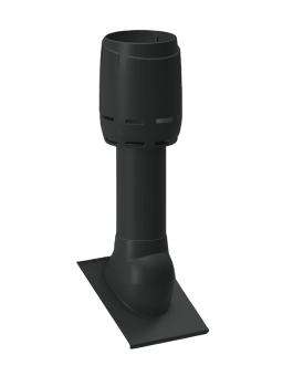 фото Дефлектор вытяжной вентиляции для плоской черепицы (h 700 мм, d 160 мм) Тевива, Эво, Ревива графит Центр Кровли картинка Дефлектор вытяжной вентиляции для плоской черепицы (h 700 мм, d 160 мм) Тевива, Эво, Ревива графит Центр Кровли