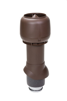 картинка Выход вытяжки с колпаком Vilpe 125/160/500/ИЗ коричневый Центр Кровли
