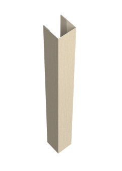 картинка Стойка жалюзи Texas 0,45 Print Elite Milky Wood TwinColor (2,5м) Центр Кровли