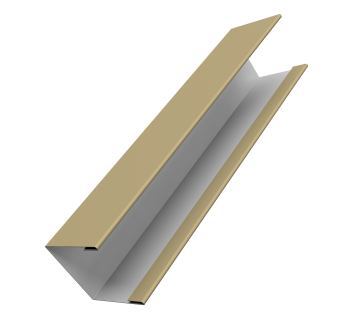 картинка Крышка жалюзи Milan Slim 0,45 PE RAL 1014 слоновая кость (3м) Центр Кровли