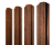 Штакетник Прямоугольный фигурный 0,45 Print-Double Premium Golden Wood Fresh Центр Кровли