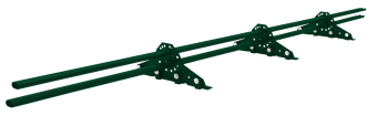 картинка Снегозадержатель для фальцевой кровли Grand Line RAL 6005 3м Центр Кровли