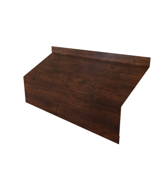 фото Ламель забора жалюзи Milan/Milan new стартовая/финишная для калиток и ворот 0,45 Print Premium Cherry Wood Dark FTC Центр Кровли картинка Ламель забора жалюзи Milan/Milan new стартовая/финишная для калиток и ворот 0,45 Print Premium Cherry Wood Dark FTC Центр Кровли