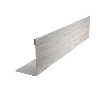 картинка Нащельник 150 Texas 25х35 0,45 Print Elite Snow Wood TwinColor (L1,8) Центр Кровли