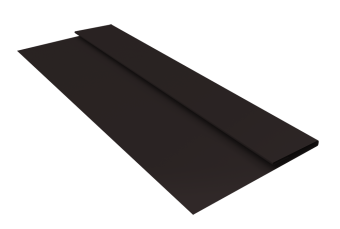 фото Планка стартовая БХ new 0,5 Velur X RAL 9005 черный (3м) Центр Кровли картинка Планка стартовая БХ new 0,5 Velur X RAL 9005 черный (3м) Центр Кровли