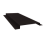 картинка Планка кожуха сегментного 150 0,5 Velur X RAL 9005 черный (0,8м) Центр Кровли Планка кожуха сегментного 150 0,5 Velur X RAL 9005 черный (0,8м) Центр Кровли