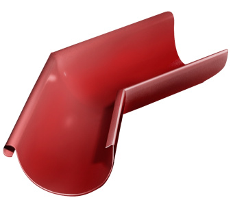 картинка Угол желоба внешний Grand Line 135гр 125мм RAL 3011 коричнево-красный Центр Кровли