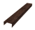 Крышка забора для горизонтального монтажа штакетника 0,45 Print Elite Antique Wood TwinColor (2м) Центр Кровли