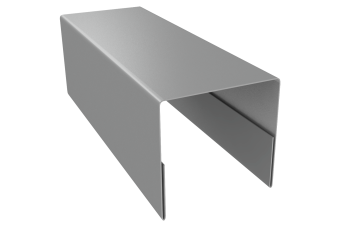 фото Планка П-образная заборная 20 0,5 Satin с пленкой RAL 9006 бело-алюминиевый (2м) Центр Кровли картинка Планка П-образная заборная 20 0,5 Satin с пленкой RAL 9006 бело-алюминиевый (2м) Центр Кровли