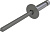 картинка Заклепка вытяжная Daxmer 4,0х10 (1500шт) нерж/нерж RAL 7005 Центр Кровли Заклепка вытяжная Daxmer 4,0х10 (1500шт) нерж/нерж RAL 7005 Центр Кровли