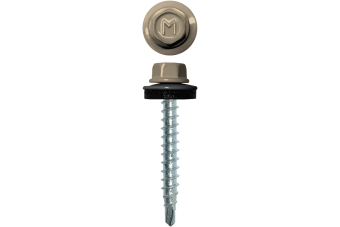 картинка Саморез кровельный Daxmer 4,8х29 (250шт) сверло №1 RAL 1015 Центр Кровли