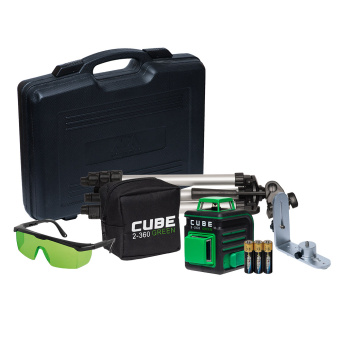картинка Нивелир лазерный ADA Cube 2-360 Green Ultimate Edition Центр Кровли