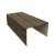 Крышка для забора из сайдинга (Блок-хаус new) 0,45 Print Elite Nordic Wood TwinColor (3м) Центр Кровли