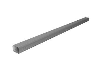 картинка Труба гофрированная Vortex Lite 76х102х3000мм PE RAL 7004 сигнальный серый Центр Кровли