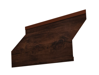 картинка Ламель забора жалюзи Milan new 0,45 Print Elite Cherry Wood TwinColor Центр Кровли