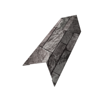 картинка Угол внешний 40х40 0,45 Print Elite Fine Stone TwinColor (3м) Центр Кровли