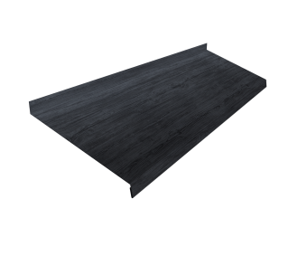 картинка Отлив простой 250 0,45 Print Premium Grey Wood TwinColor (3м) Центр Кровли