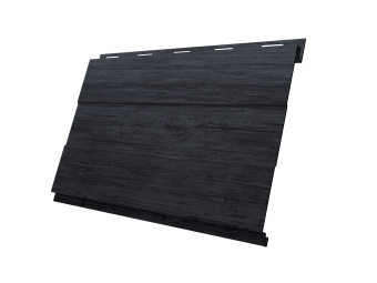 картинка Софит Вертикаль 0,2 prof Grand line 0,45 Print Premium с пленкой Grey Wood TwinColor Центр Кровли